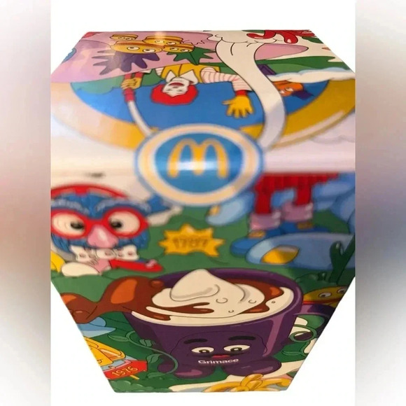 McDonalds- Collectible 12oz Grimace Glass - Sealed BNIB 🟣🥛 - Picture 2 of 5